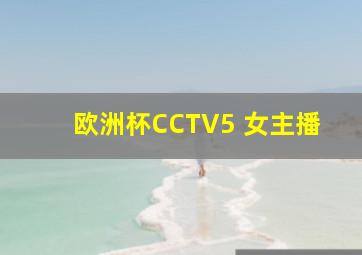 欧洲杯CCTV5 女主播